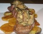 Lamb Leg Steak With Maple Chevre Shiitake Sauce Lamb Leg Steak With Maple Chevre Shiitake Sauce