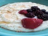 Creamy Sweet Breakfast Grits 