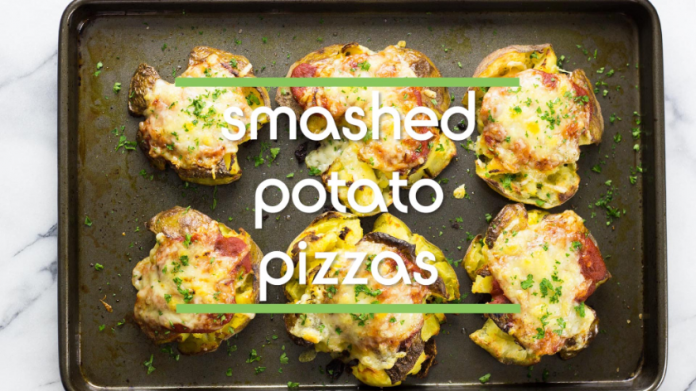 Smashed Potato Pizzas 