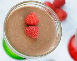 Chocolate Raspberry Pudding 