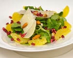 Mixed Greens with Pomegranate and Clementine 