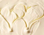 two hearts in yoghurt Coeur a La Crme