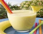 Green Tea Smoothie with Pineapple & Orange 