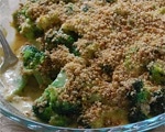 Broccoli Cheddar Casserole with Wheat-free Bread Crumbs Broccoli Cheddar Casserole with Wheat-free Bread Crumbs