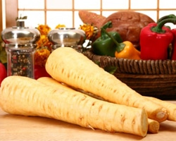 Glazed Turnips and Parsnips with Maple Syrup 