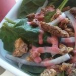 Spinach Salad Recipe with Strawberry Poppy Seed Dressing & Candied Pecans Spinach Salad Recipe with Strawberry Poppy Seed Dressing & Candied Pecans