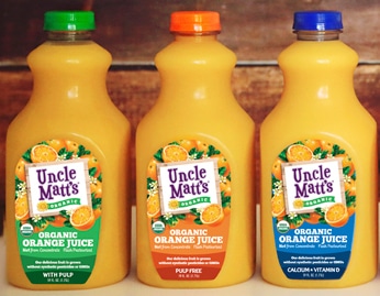Uncle Matt's Orange Juice: No Need For Flavor Packets 
