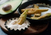 Easy Keto Baked Avocado Fries with Spicy Mayo
