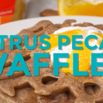 Citrus Pecan Waffles Citrus Pecan Waffles