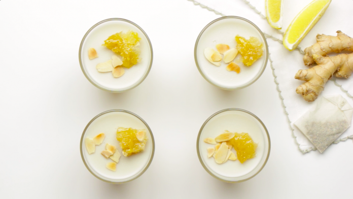 Lemon Ginger Panna Cotta