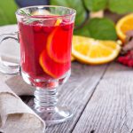 Christmas Cranberry Mocktail non alcoholic cocktail