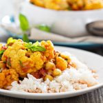 Plant Based Chickpea and Cauliflower Curry Plant based chickpea and cauliflower curry