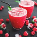 Raspberry Frozen Iced Tea raspberry frozen iced tea