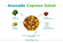 Avocado Caprese Salad avocado caprese salad